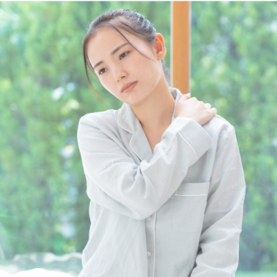 繊細さが肩甲骨をまわりを疲労させる